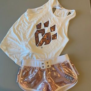 Twist and Tumble Tank and Shine On Short Set